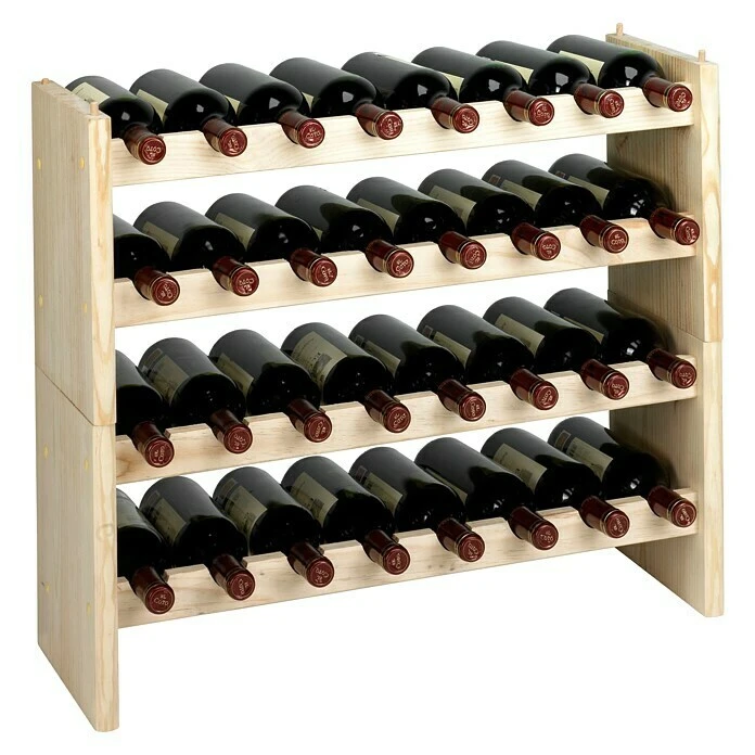 BAUHAUS Astigarraga Weinregal L X B X H: 25 X 68 X 30 Cm, Anzahl Flaschen: 16 Stk. 4 BAUHAUS Astigarraga Weinregal L X B X H: 25 X 68 X 30 Cm, Anzahl Flaschen: 16 Stk. – Bild 4