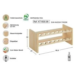 BAUHAUS Astigarraga Weinregal L X B X H: 25 X 68 X 30 Cm, Anzahl Flaschen: 16 Stk. 9 BAUHAUS Astigarraga Weinregal L X B X H: 25 X 68 X 30 Cm, Anzahl Flaschen: 16 Stk. -BAUHAUS Shop 12 1949