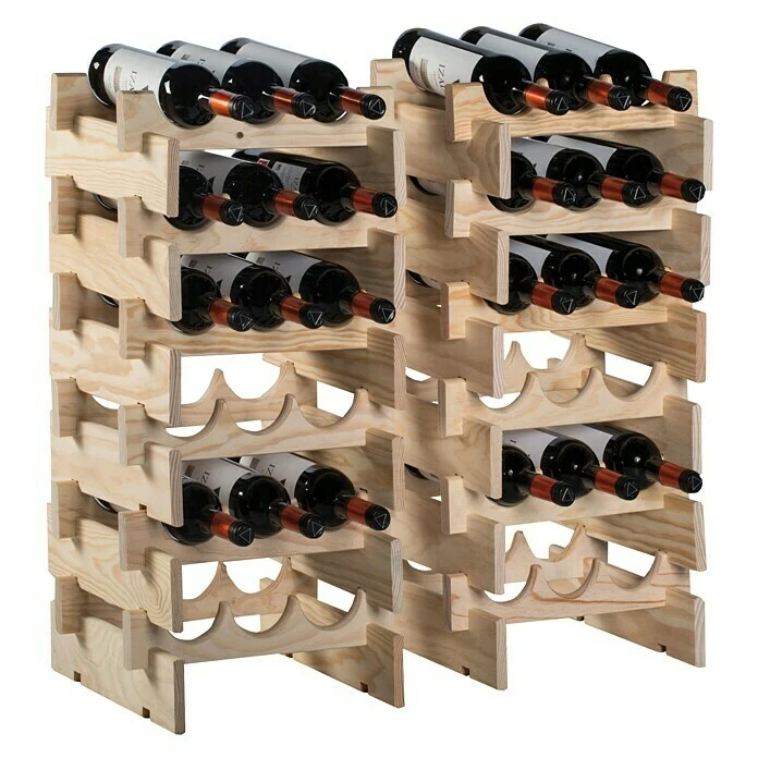 BAUHAUS Astigarraga Weinregal L X B X H: 29 X 39 X 25 Cm, Anzahl Flaschen: 6 Stk. 2 BAUHAUS Astigarraga Weinregal L X B X H: 29 X 39 X 25 Cm, Anzahl Flaschen: 6 Stk. – Bild 2