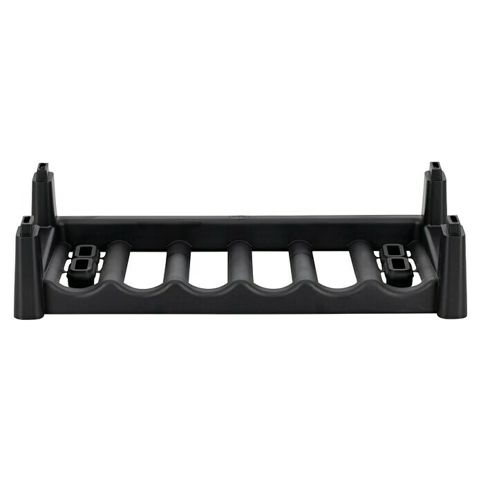 BAUHAUS Flaschenregal Cover Line 28 X 58 X 14 Cm, Schwarz 2 BAUHAUS Flaschenregal Cover Line 28 X 58 X 14 Cm, Schwarz – Bild 2