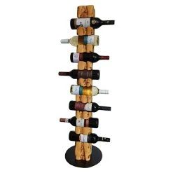 BAUHAUS Wood & Wishes Weinregal Premium Seitlich Höhe: 113 Cm, Anzahl Flaschen: 8 Stk., Holz, Kiefer