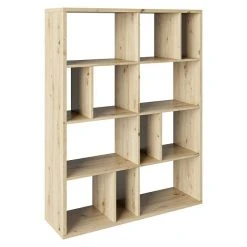 BAUHAUS Phönix Fortuna Raumteiler L X B X H: 34 X 112,5 X 146,6 Cm, Eiche, Anzahl Fächer: 12