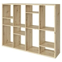 BAUHAUS Phönix Fortuna Raumteiler L X B X H: 34 X 112,5 X 146,6 Cm, Eiche, Anzahl Fächer: 12 -BAUHAUS Shop 12 2007