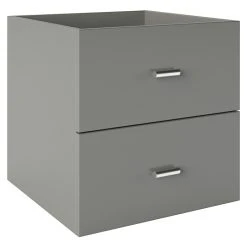 BAUHAUS Phönix Fortuna Container L X B X H: 33,4 X 34,1 X 34,1 Cm, Grau, Anzahl Schubladen: 2 Stk., Passend Für: Phönix Regale Fortuna