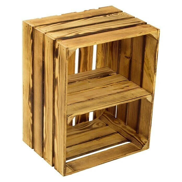 BAUHAUS Holzregal Johanna B X H: 40 X 50 Cm, Holz, Braun 1 BAUHAUS Holzregal Johanna B X H: 40 X 50 Cm, Holz, Braun