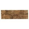 BAUHAUS Indo Holzpaneel 3D Wall Diamondwood Cube Nature Teak, 552 X 184 X 10 Mm, 10 Paneele