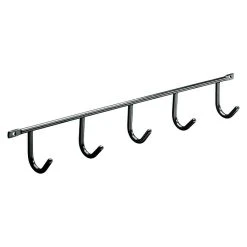 BAUHAUS Hettich Hakenleiste 35 X 52 Mm, Anzahl Haken: 5 Stk.