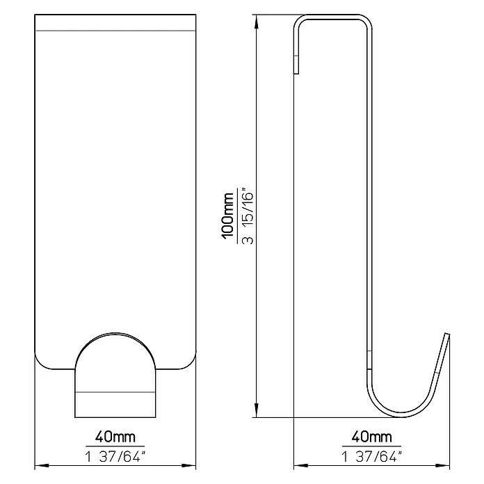 BAUHAUS Siro Garderobenhaken 2180 L X H: 99 X 40 Mm, 3 Haken, Verchromt 5 BAUHAUS Siro Garderobenhaken 2180 L X H: 99 X 40 Mm, 3 Haken, Verchromt – Bild 5