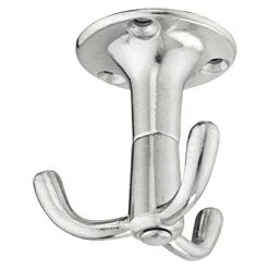 BAUHAUS Garderobenhaken Ausstattung: 3 Haken, 53 X 53 Mm, Aluminium