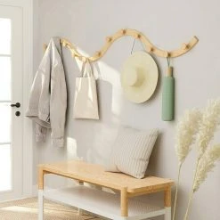 BAUHAUS Umbra Garderobenhaken-Set Slinka L X B X H: 4,8 X 42,8 X 11,4 Cm, Anzahl Haken: 12 Stk., Esche Natur -BAUHAUS Shop 12 2097