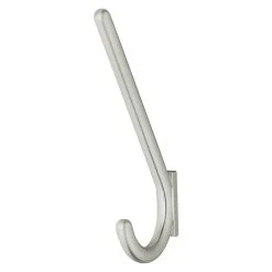 BAUHAUS Garderobenhaken Ausstattung: 1 Haken, Lochabstand: 32 Mm, Vernickelt Matt, Rund