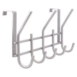 BAUHAUS Siro Türgarderobe 2257 Edelstahl L X H: 340 X 151 Mm, Anzahl Haken: 5 Stk. -BAUHAUS Shop 12 2144