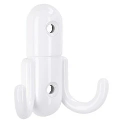 BAUHAUS Siro Garderobenhaken 1786/PB1 L X B X H: 56 X 60 X 23 Mm, Anzahl Haken: 2 Stk.