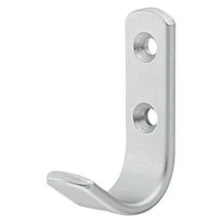 BAUHAUS Häfele Garderobenhaken L X H: 35 X 60 Mm, Aluminium, Silber