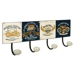 BAUHAUS Nesu Garderobenleiste Motor L X B X H: 400 X 155 X 70 Mm, Anzahl Haken: 4 Stk.