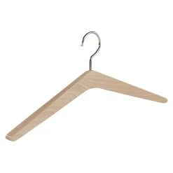 BAUHAUS Pador Kleiderbügel Wood Natur-Lackiert, Holz