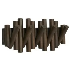 BAUHAUS Umbra Garderobenleiste Picket L X B X H: 4 Mm X 37,8 Cm X 16,8 Cm, Walnuss