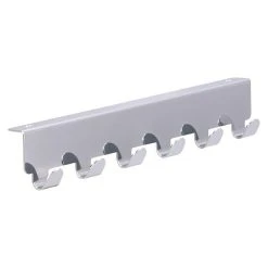 BAUHAUS Siro Türgarderobe L X H: 240 X 41 Mm, Anzahl Haken: 6 Stk., Verchromt