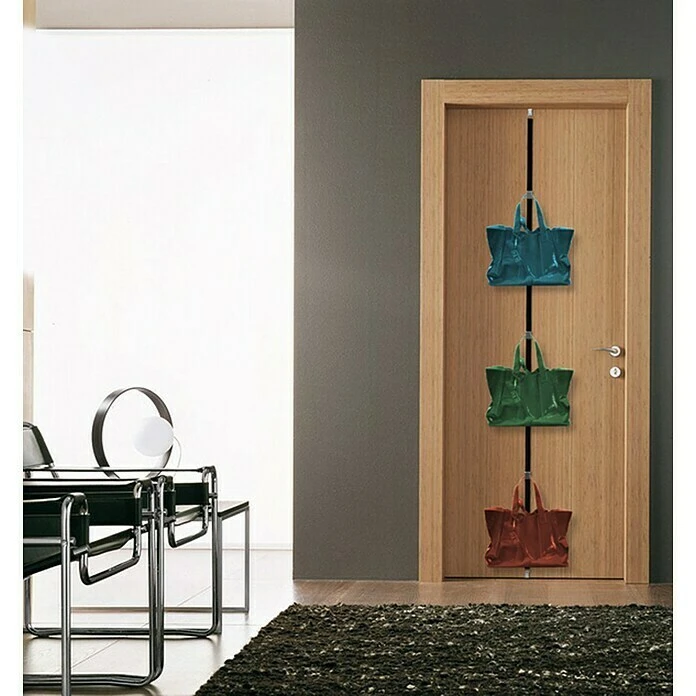 BAUHAUS Siro Wand- & Türgarderobenleiste H206/A3ZN1V1B L X B X H: 25 X 2.080 X 37 Mm, Anzahl Haken: 3 Stk., Schwarz 6 BAUHAUS Siro Wand- & Türgarderobenleiste H206/A3ZN1V1B L X B X H: 25 X 2.080 X 37 Mm, Anzahl Haken: 3 Stk., Schwarz – Bild 6