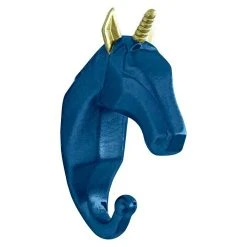 BAUHAUS Garderobenhaken Einhorn L X B X H: 4 X 7 X 12 Cm, Blau -BAUHAUS Shop 12 2353