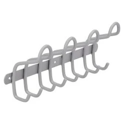 BAUHAUS Siro Hakenleiste 1783 Aluminium L X H: 400 X 132 Mm, Anzahl Haken: 8 Stk. -BAUHAUS Shop 12 2359