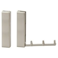 BAUHAUS Siro Kleiderlüfter Edelstahl, Klappbarer Haken