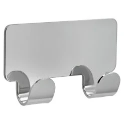 BAUHAUS Siro Hakenleiste 2178-72ZN1KV1S 72 X 16 Mm, Anzahl Haken: 2 Stk., Verchromt Poliert -BAUHAUS Shop 12 2370