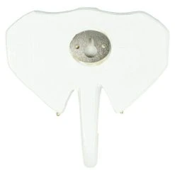 BAUHAUS Garderobenhaken Elefant L X B X H: 10,6 X 4 X 10,8 Cm, Weiß -BAUHAUS Shop 12 2376