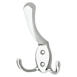 BAUHAUS Garderobenhaken Ausstattung: 3 Haken, Lochabstand: 20 Mm, Verchromt Poliert