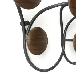 BAUHAUS Umbra Garderobenleiste Dotsy L X B X H: 10,5 X 43,2 X 17,2 Cm, Anzahl Haken: 7 Stk., Schwarz -BAUHAUS Shop 12 2382