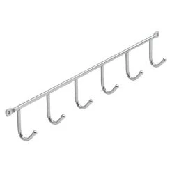 BAUHAUS Siro Garderobenleiste 2081-420ZN1 L X B X H: 420 X 53 X 32 Mm, Anzahl Haken: 6 Stk. -BAUHAUS Shop 12 2391