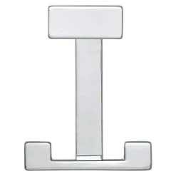 BAUHAUS Siro Garderobenhaken 2324/ZN1 L X B X H: 70 X 92 X 80 Mm, Anzahl Haken: 1 Stk., Farbe: Chrom -BAUHAUS Shop 12 2403