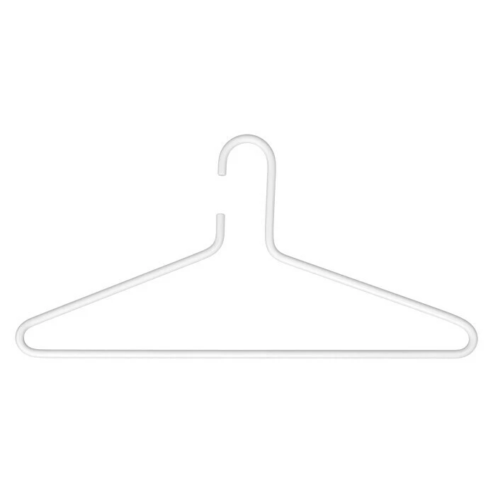BAUHAUS Spinder Design Kleiderbügel Senza 6 Weiß, Stahl 1 BAUHAUS Spinder Design Kleiderbügel Senza 6 Weiß, Stahl