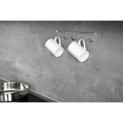 BAUHAUS Siro Hakenleiste 2081 3,2 X 5,3 Cm, Anzahl Haken: 5 Stk., Verchromt -BAUHAUS Shop 12 2483