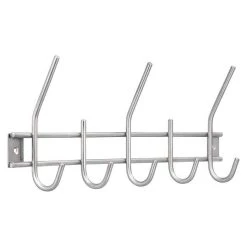 BAUHAUS Siro Garderobenleiste L X B X H: 380 X 150 X 50 Mm, Anzahl Haken: 5 Stk.