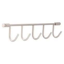 BAUHAUS Siro Garderobenleiste L X B X H: 360 X 56 X 36 Mm, Anzahl Haken: 5 Stk.