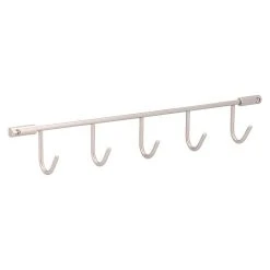 BAUHAUS Siro Garderobenleiste L X B X H: 360 X 56 X 36 Mm, Anzahl Haken: 5 Stk. -BAUHAUS Shop 12 2491