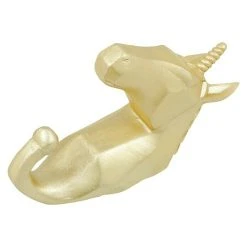 BAUHAUS Garderobenhaken Einhorn L X B X H: 4 X 7 X 12 Cm, Gold -BAUHAUS Shop 12 2529