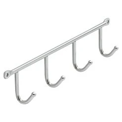 BAUHAUS Siro Garderobenleiste 2081-272ZN1 L X B X H: 272 X 53 X 32 Mm, Anzahl Haken: 4 Stk. -BAUHAUS Shop 12 2534