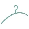 BAUHAUS Pador Kleiderbügel Nizza Pastellblau, Kunststoff