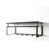 BAUHAUS Spinder Design Garderobenleiste Rex 3 Anzahl Haken: 5 Stk., L X B X H: 29 X 70 X 28 Cm