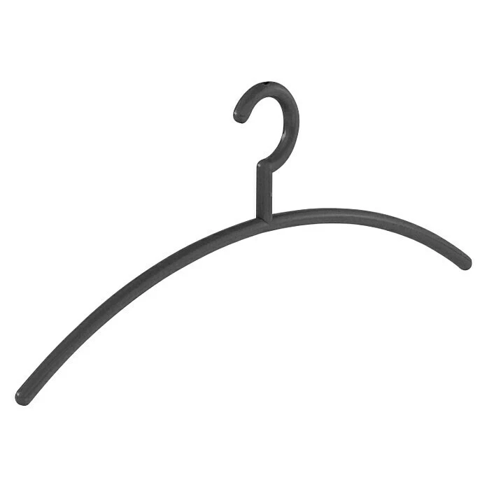 BAUHAUS Pador Kleiderbügel Nizza Schwarz, Kunststoff 1 BAUHAUS Pador Kleiderbügel Nizza Schwarz, Kunststoff