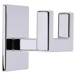 BAUHAUS Siro Garderobenhaken 2331/ZN1KV1S L X B X H: 60 X 50 X 38 Mm, Anzahl Haken: 1 Stk., Verchromt Poliert