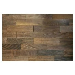 BAUHAUS Wodewa Echtholzriemchen 200 Eiche Tabak 200 X 50 Mm, Stärke: 2 Mm - 6 Mm, 1 M², Strukturiert Unbehandelt