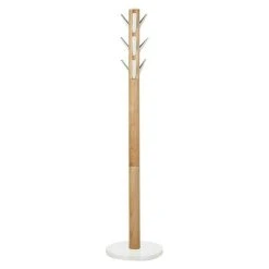 BAUHAUS Umbra Garderobenständer Flapper Ø X H: 57 X 165 Cm, Anzahl Haken: 9 Stk., Natur