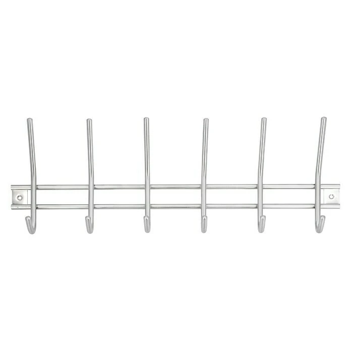 BAUHAUS Siro Garderobenleiste 2196-460N1V L X B X H: 460 X 160 X 50 Mm, Anzahl Haken: 6 Stk. 1 BAUHAUS Siro Garderobenleiste 2196-460N1V L X B X H: 460 X 160 X 50 Mm, Anzahl Haken: 6 Stk.