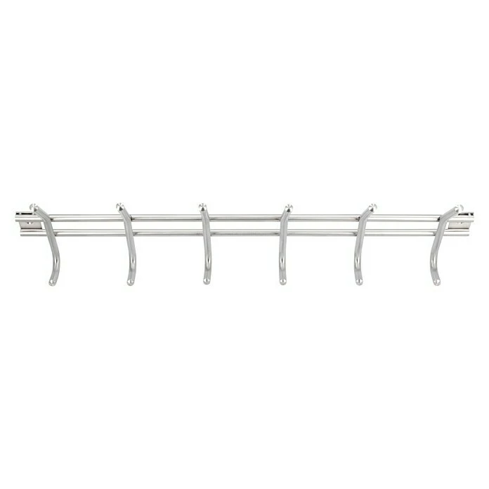 BAUHAUS Siro Garderobenleiste 2196-460N1V L X B X H: 460 X 160 X 50 Mm, Anzahl Haken: 6 Stk. 4 BAUHAUS Siro Garderobenleiste 2196-460N1V L X B X H: 460 X 160 X 50 Mm, Anzahl Haken: 6 Stk. – Bild 4