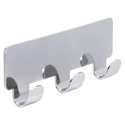 BAUHAUS Siro Hakenleiste 2178-156ZN4KV1S 114 X 16 Mm, Anzahl Haken: 3 Stk., Verchromt Poliert -BAUHAUS Shop 12 2667