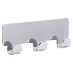 BAUHAUS Siro Hakenleiste 2178-156ZN4KV1S 114 X 16 Mm, Anzahl Haken: 3 Stk., Verchromt Poliert -BAUHAUS Shop 12 2668