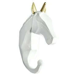 BAUHAUS Garderobenhaken Einhorn L X B X H: 4 X 7 X 12 Cm, Weiß -BAUHAUS Shop 12 2675